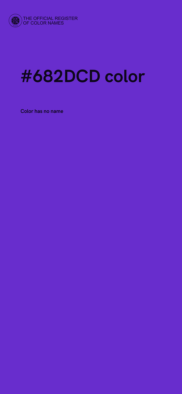 #682DCD color image