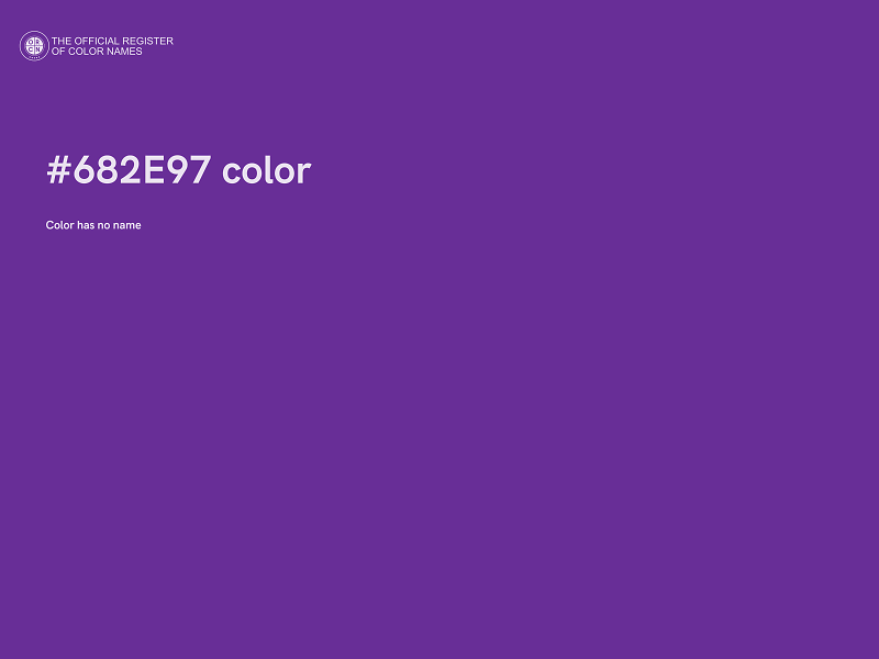 #682E97 color image
