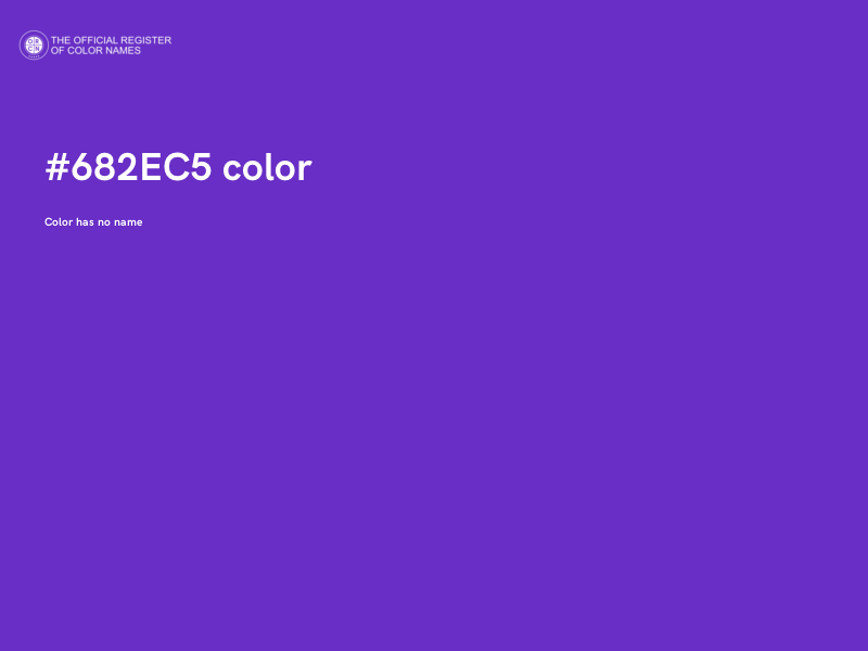 #682EC5 color image