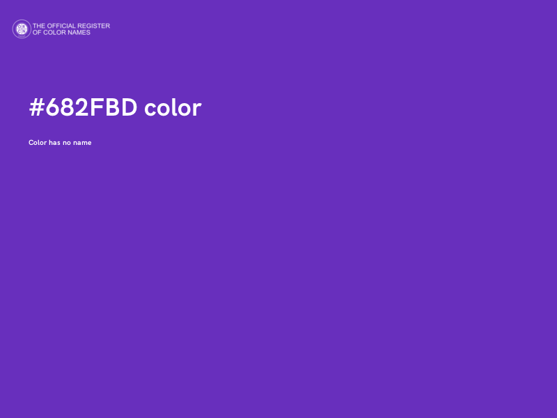 #682FBD color image