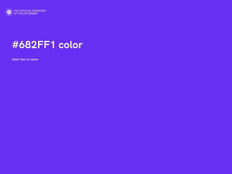 #682FF1 color image