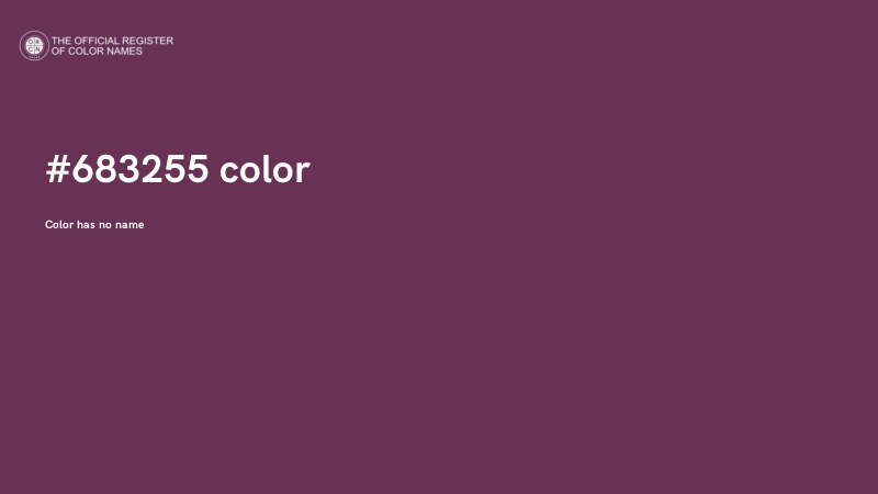 #683255 color image