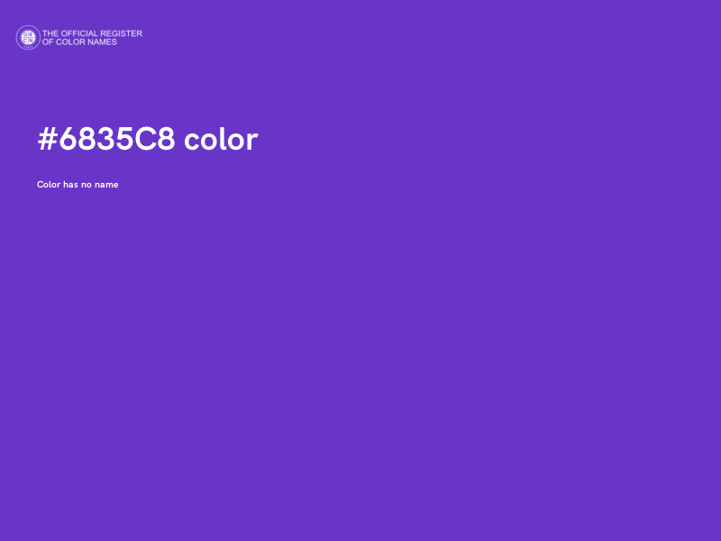 #6835C8 color image