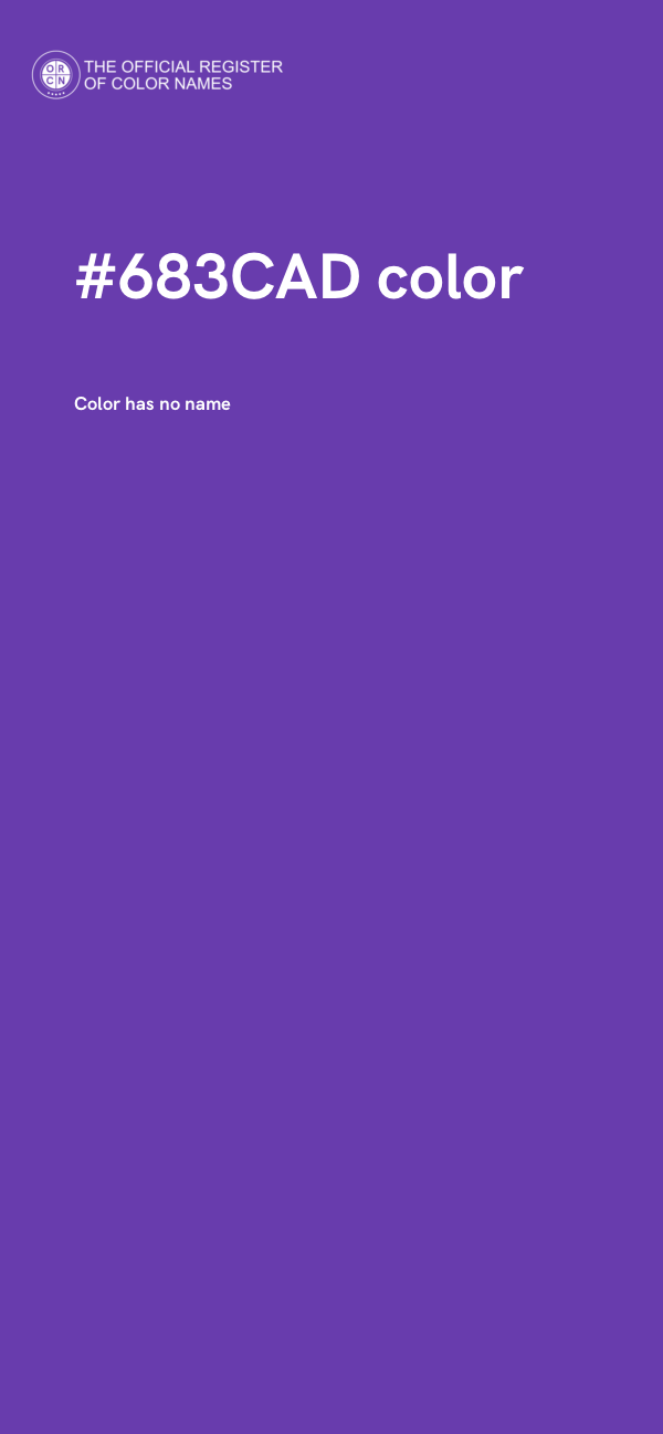 #683CAD color image
