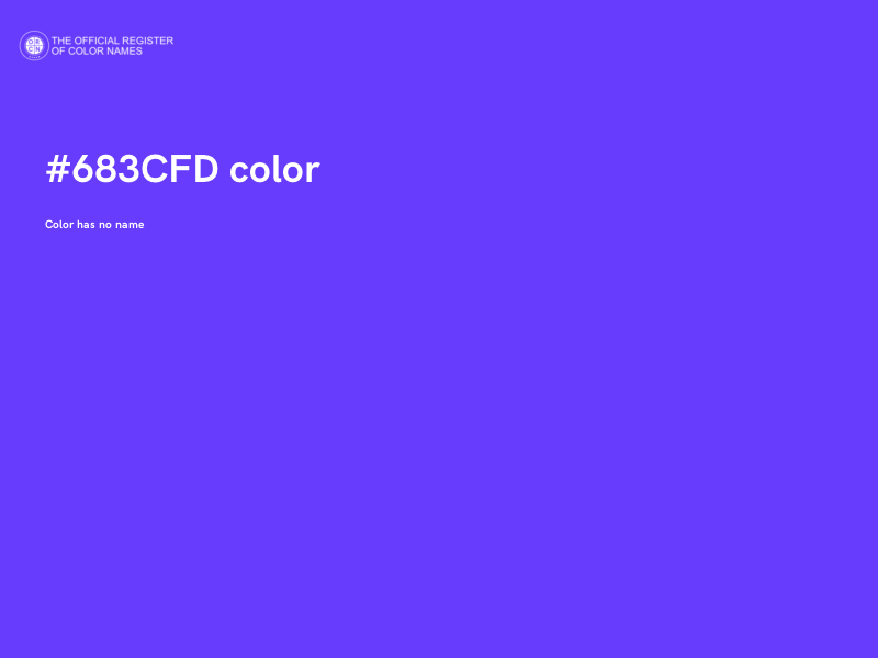 #683CFD color image