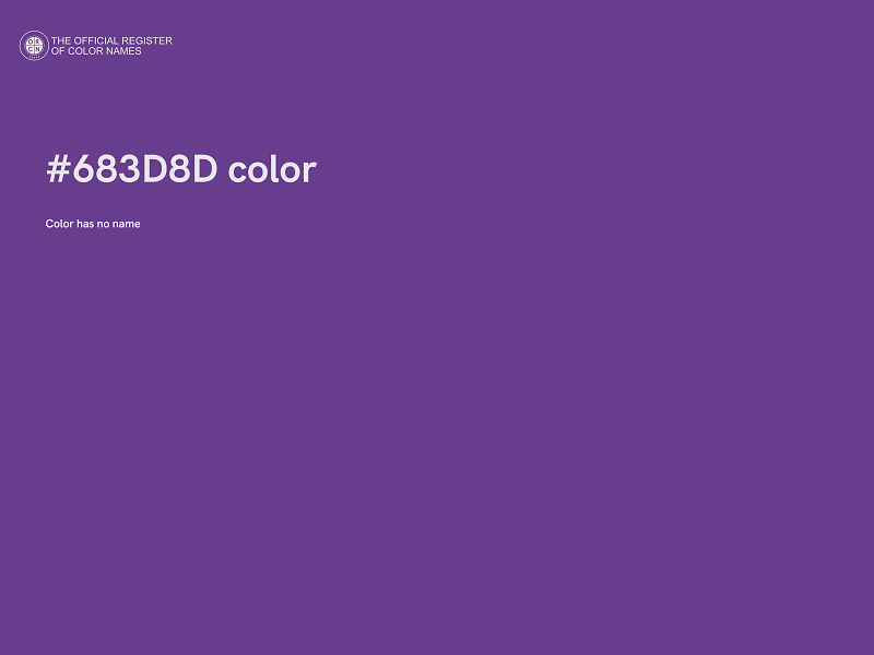 #683D8D color image