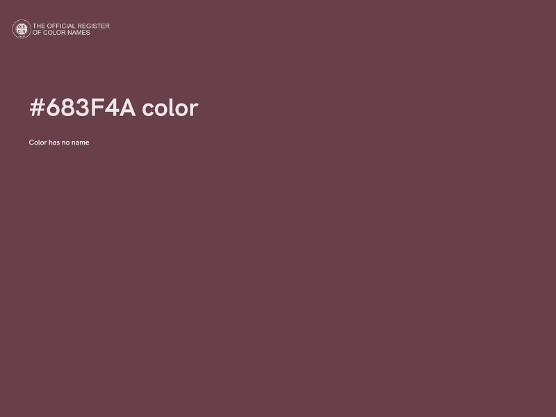 #683F4A color image