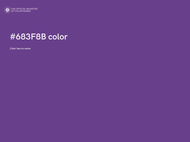 #683F8B color image