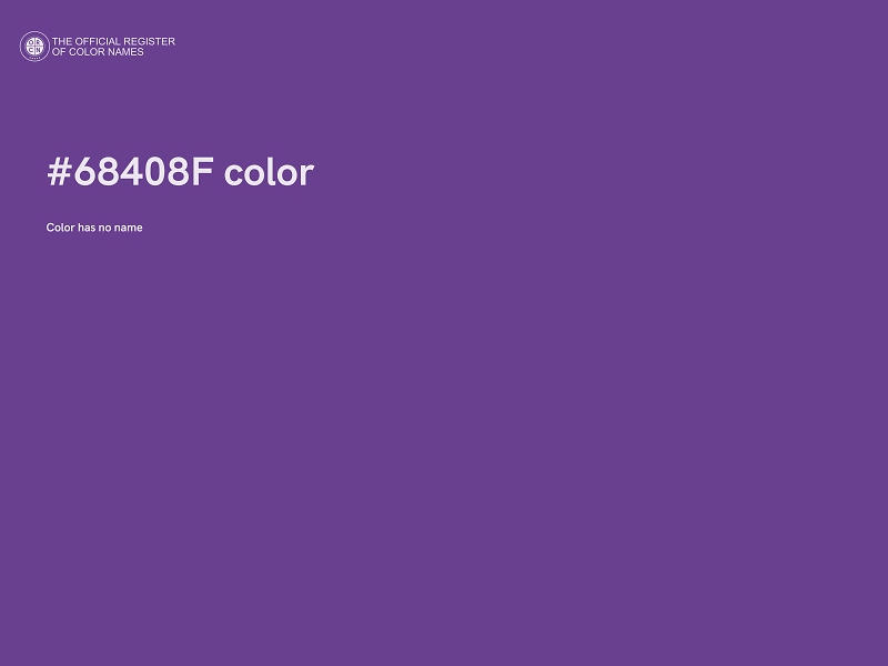 #68408F color image