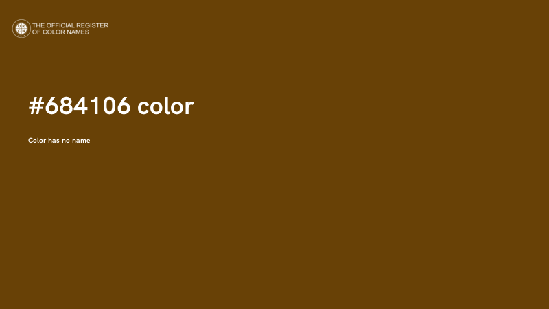 #684106 color image
