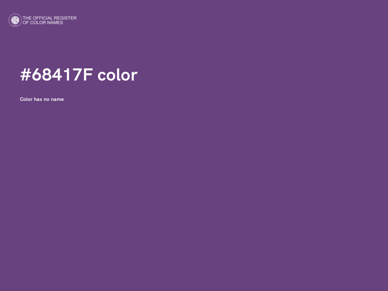 #68417F color image