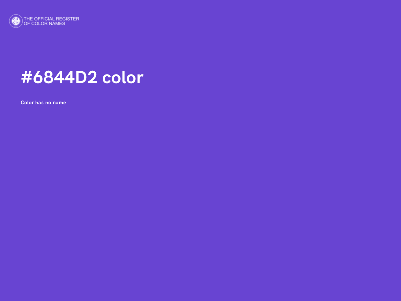 #6844D2 color image