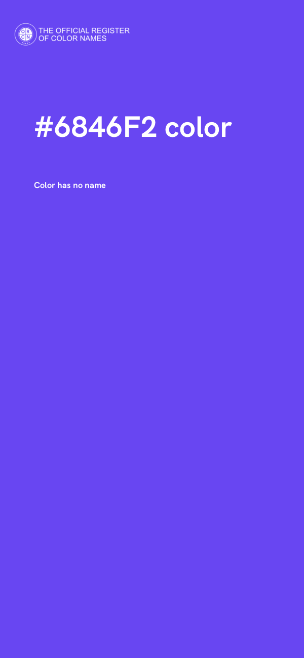 #6846F2 color image