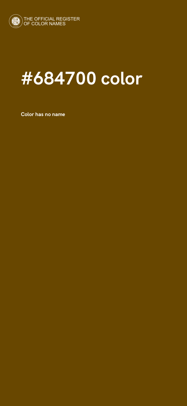 #684700 color image