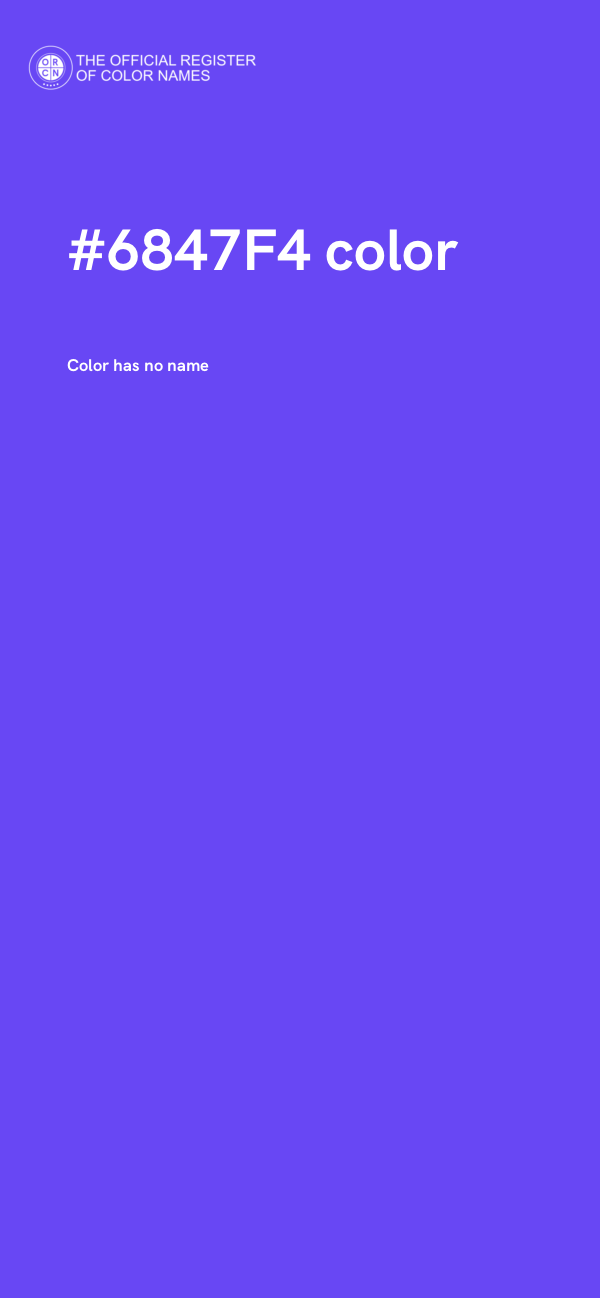 #6847F4 color image