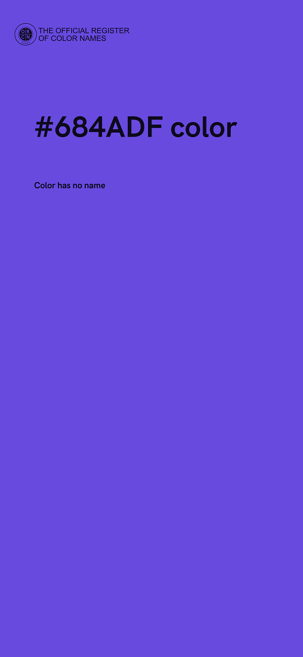 #684ADF color image