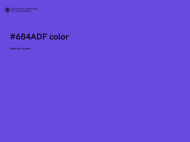 #684ADF color image