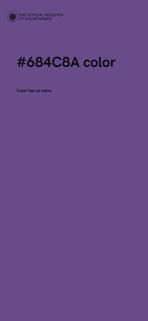 #684C8A color image