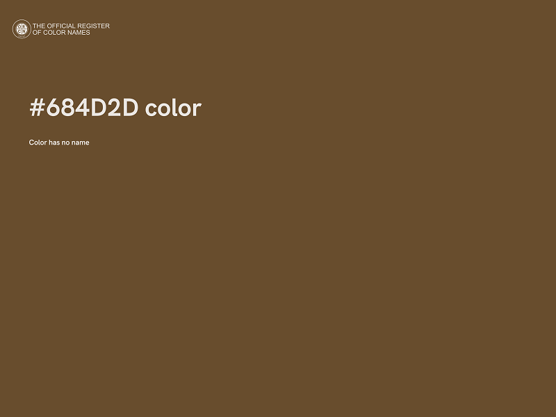 #684D2D color image