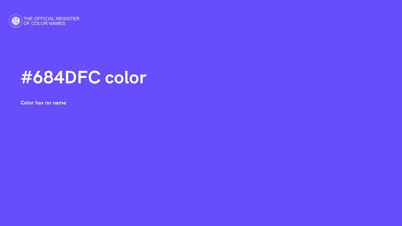 #684DFC color image
