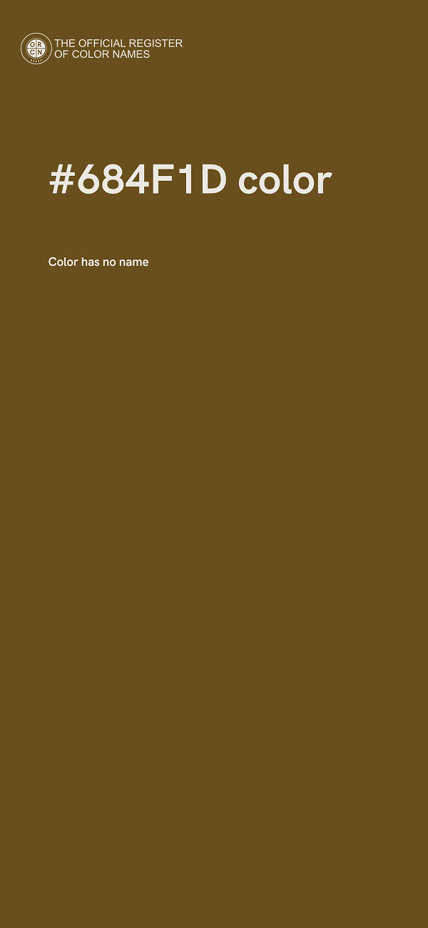 #684F1D color image