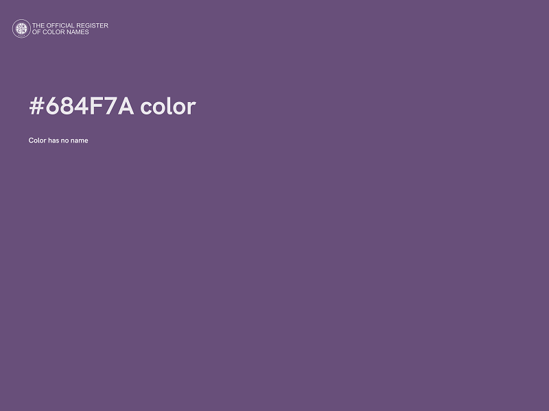 #684F7A color image