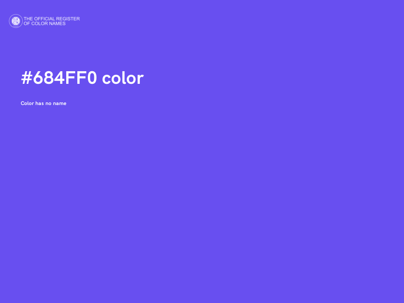#684FF0 color image