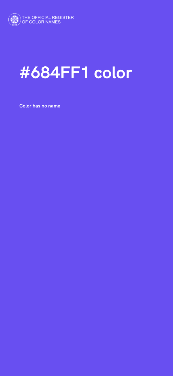 #684FF1 color image