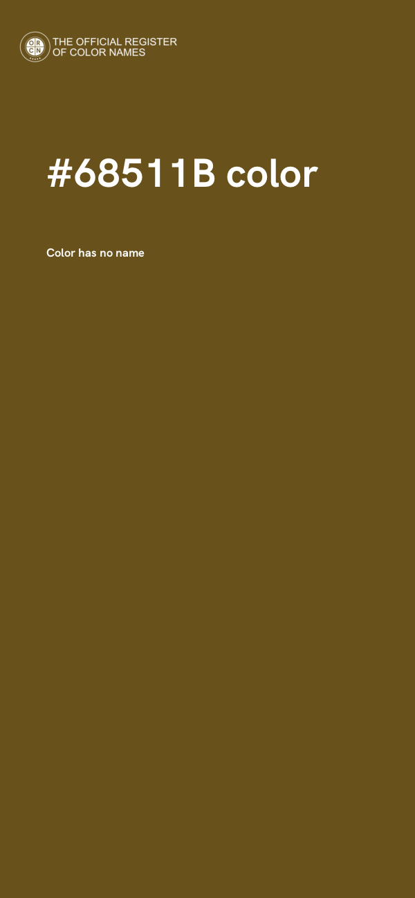 #68511B color image