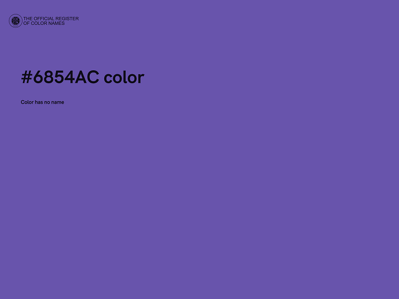 #6854AC color image