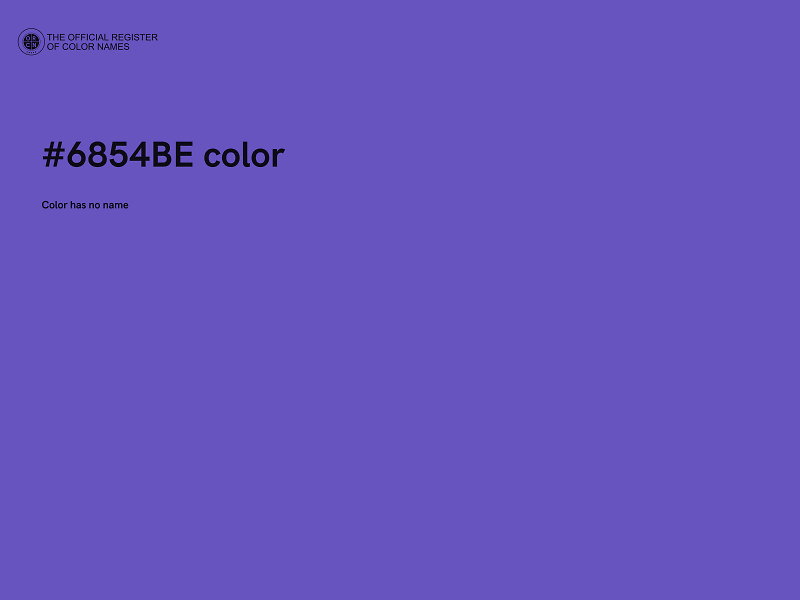 #6854BE color image