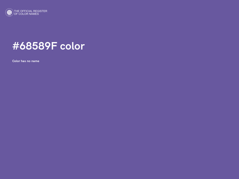 #68589F color image