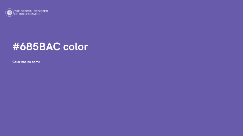 #685BAC color image