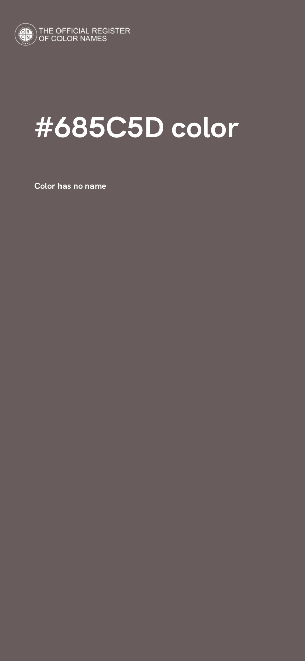#685C5D color image