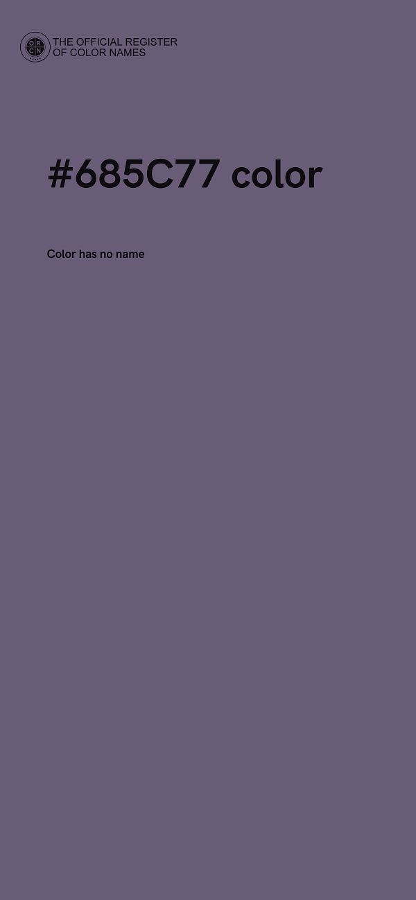 #685C77 color image