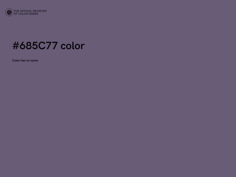 #685C77 color image