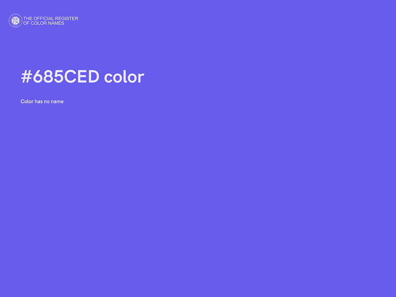 #685CED color image