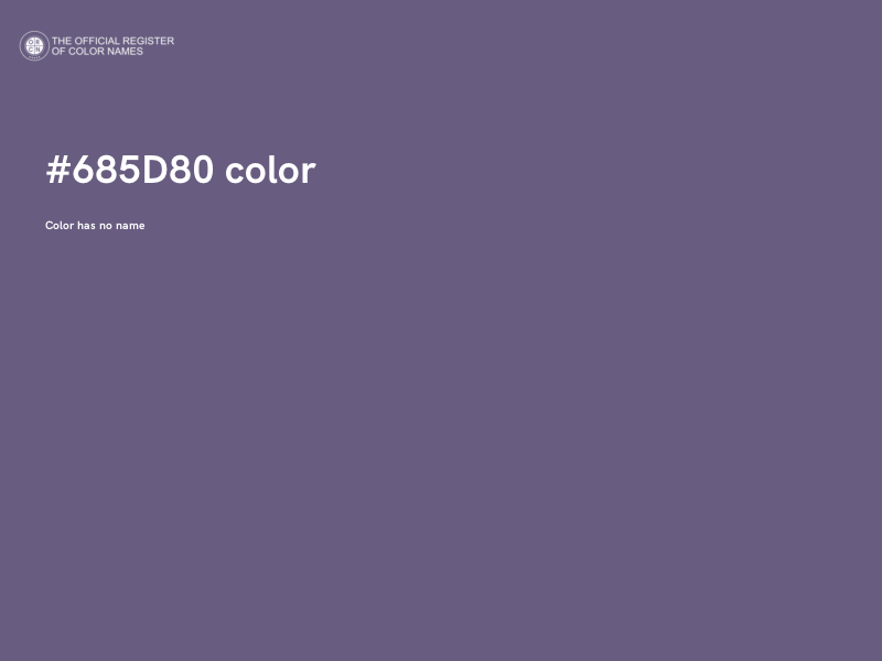 #685D80 color image