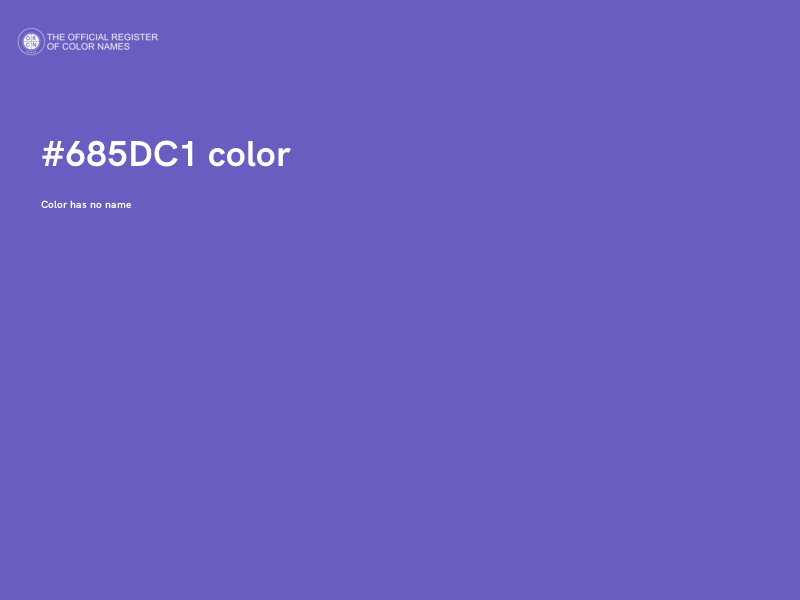 #685DC1 color image