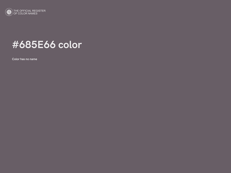 #685E66 color image
