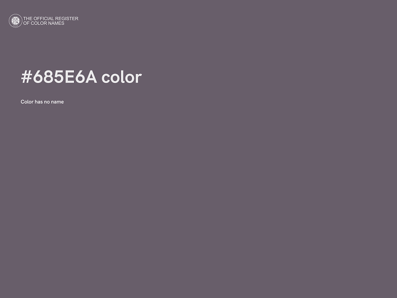 #685E6A color image