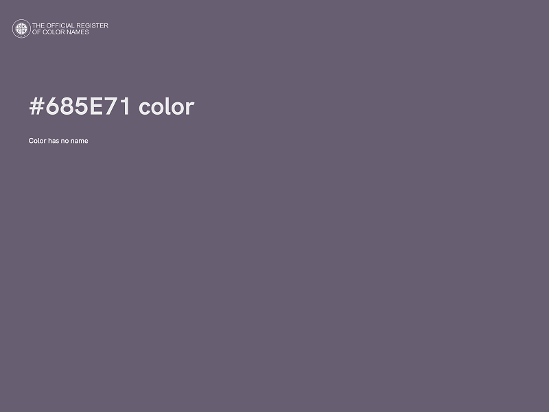 #685E71 color image