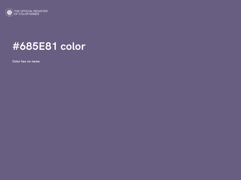 #685E81 color image