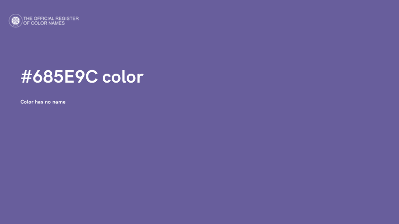 #685E9C color image