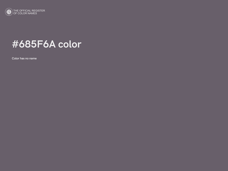 #685F6A color image