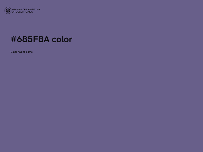 #685F8A color image