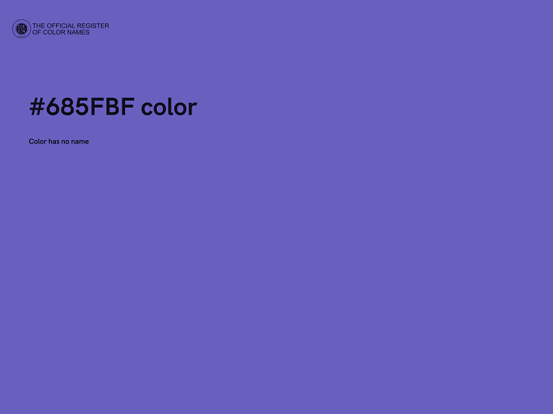 #685FBF color image