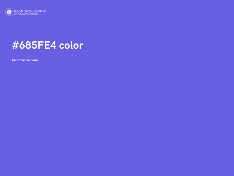 #685FE4 color image