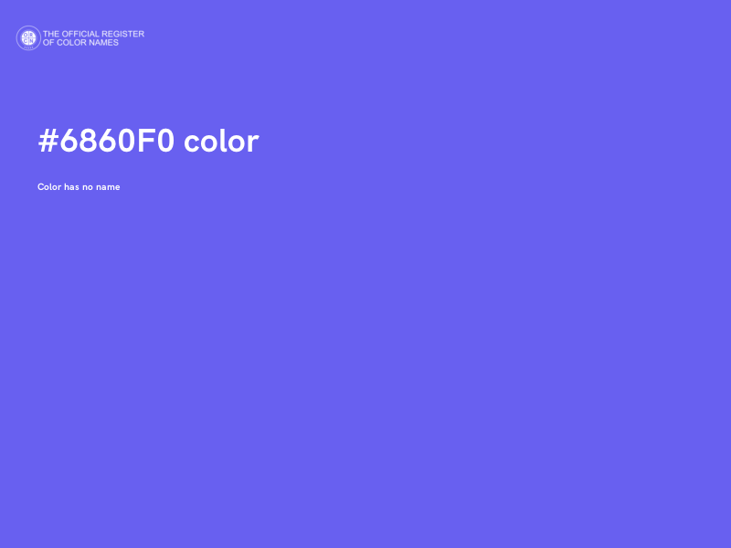 #6860F0 color image