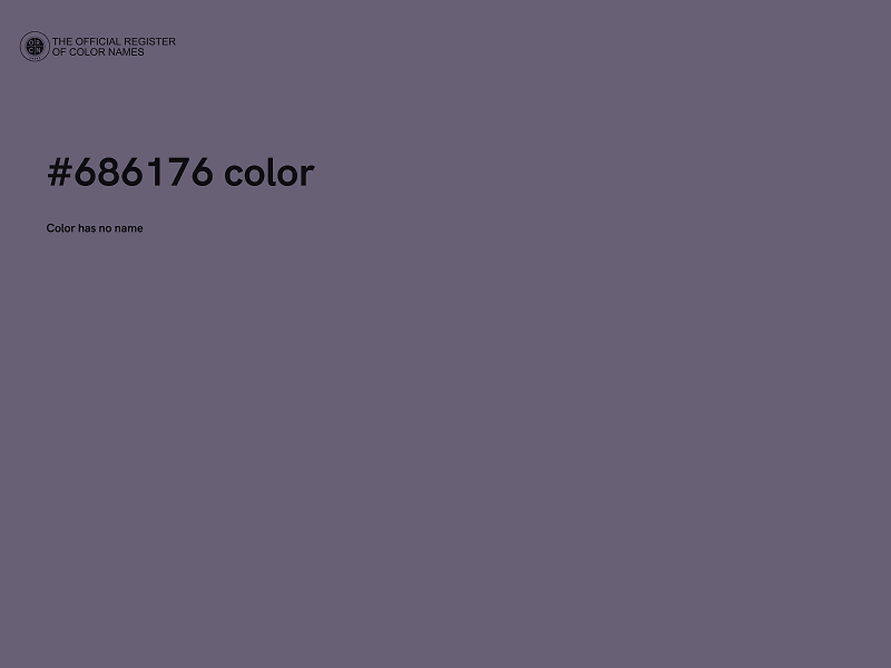 #686176 color image